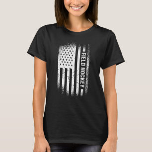Sport Us Flag Field Hockey T-Shirt