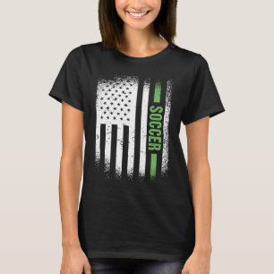 Sport Us Flag Soccer 4 T-Shirt