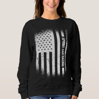 Sport Us Flag Sprint Car Racing 1 Sweatshirt