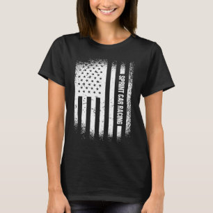 Sport Us Flag Sprint Car Racing 1 T-Shirt