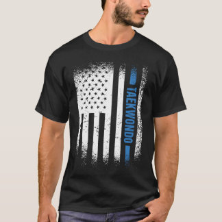 Sport Us Flag Taekwondo 2 T-Shirt