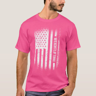 Sport Us Flag Weightlifting T-Shirt