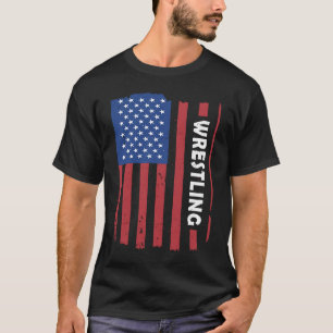 Sport Us Flag Wrestling  2 T-Shirt