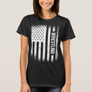 Sport Us Flag Wrestling 4 T-Shirt