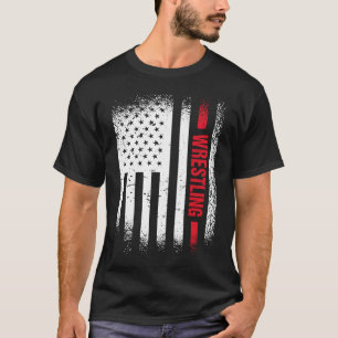 Sport Us Flag Wrestling 6 T-Shirt