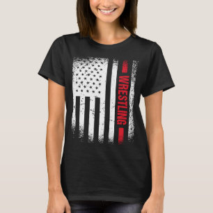 Sport Us Flag Wrestling 6 T-Shirt