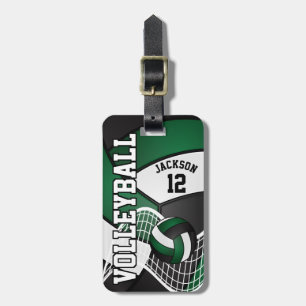 Sport Volleyball 🏐 - Green Luggage Tag