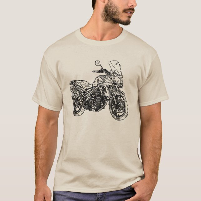 Sportbike Drawing T-Shirt (Front)