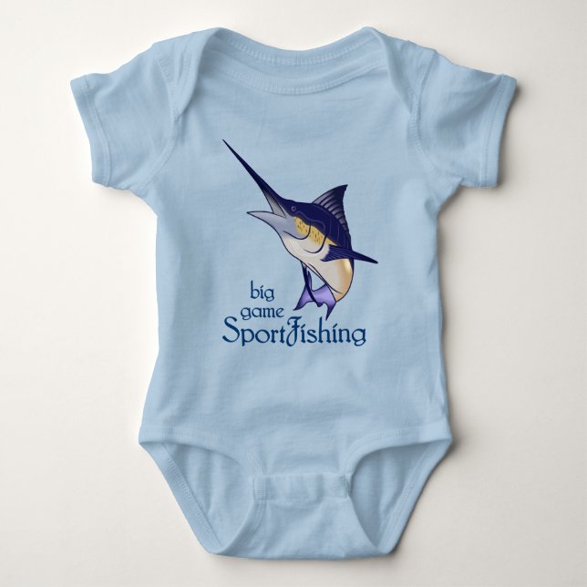 Sportfishing Baby Bodysuit (Front)