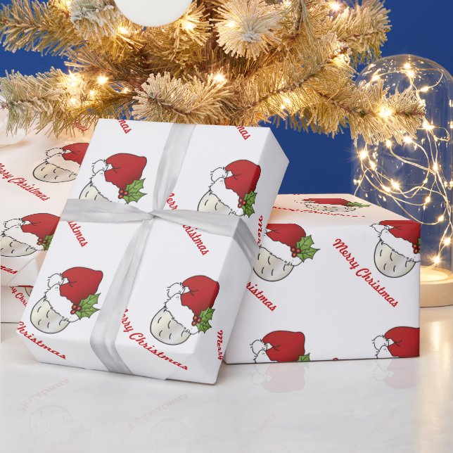 Sporting Christmas Golf Wrapping Paper (Holidays)