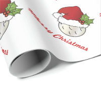 Sporting Christmas Golf Wrapping Paper