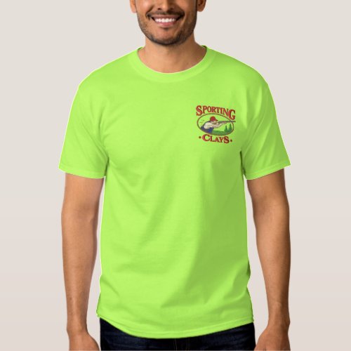 Sporting Clays Embroidered T_Shirt