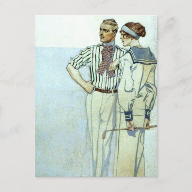 Sporting Clothes Postcard (Front)