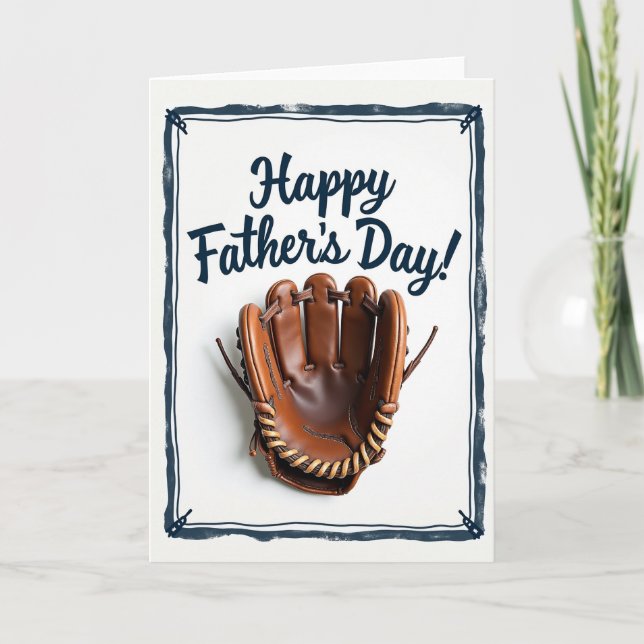 Sporting Fathers Day Tribute Card (Front)