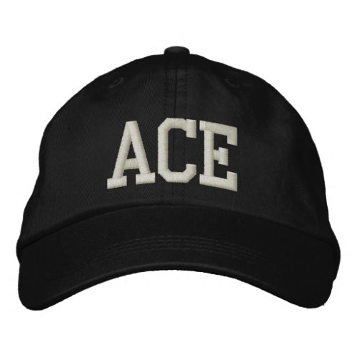 Sporting Goods Golf Accessories ACE Style Embroidered Baseball Cap