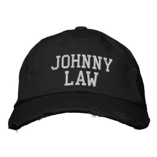 Sporting Goods Golf Baseball JOHNNY LAW Embroidered Baseball Cap