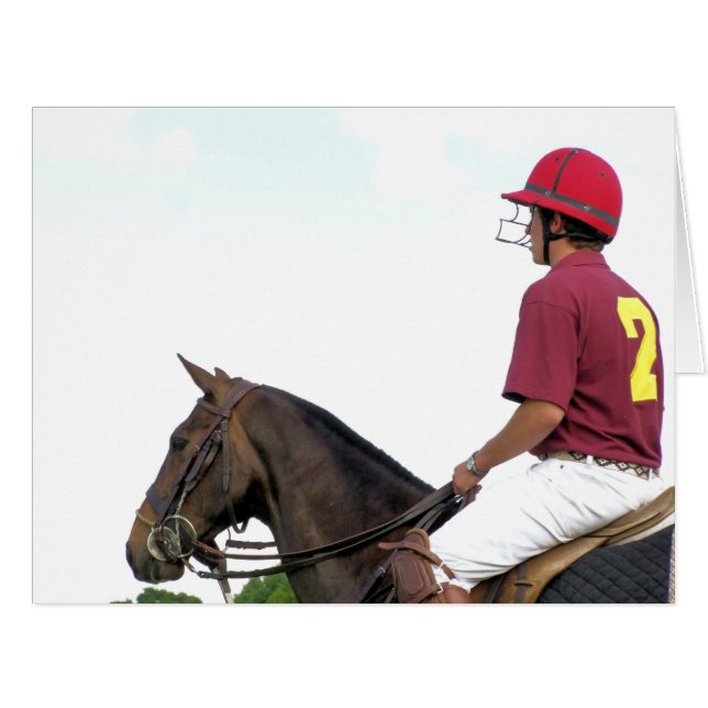 SPORTING HORSES CARD (Front Horizontal)