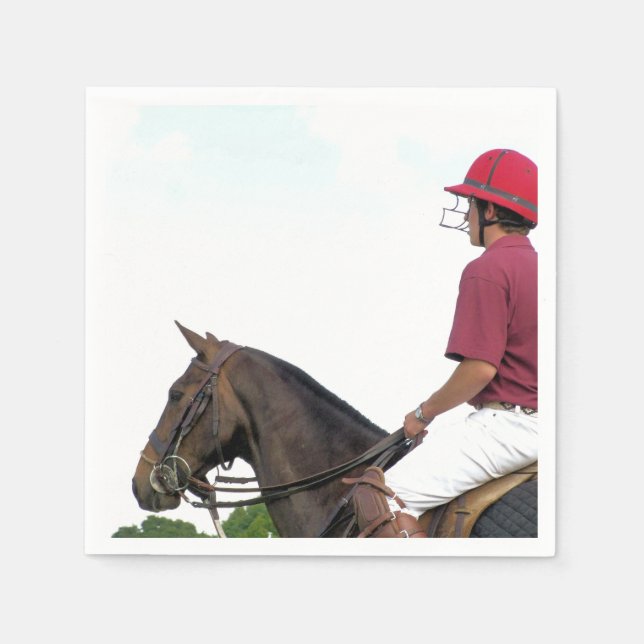 SPORTING HORSES PAPER NAPKINS (Front)