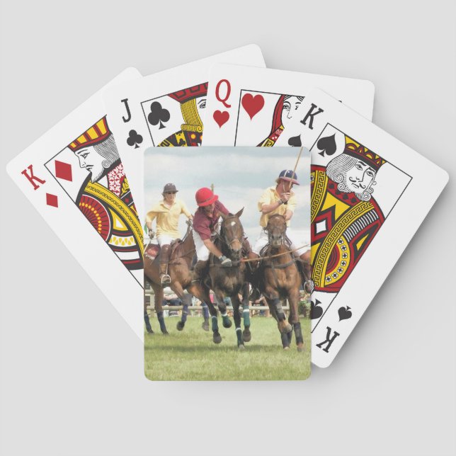 SPORTING HORSES POKER CARDS (Back)