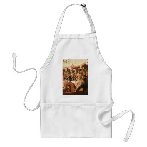 Sporting Ladies aka Circus Lover by James Tissot Adult Apron