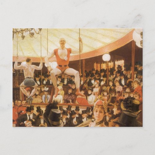 Sporting Ladies aka Circus Lover by James Tissot Postcard