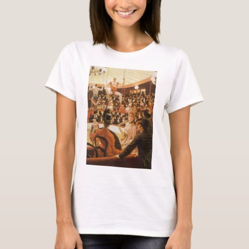 Sporting Ladies aka Circus Lover by James Tissot T_Shirt