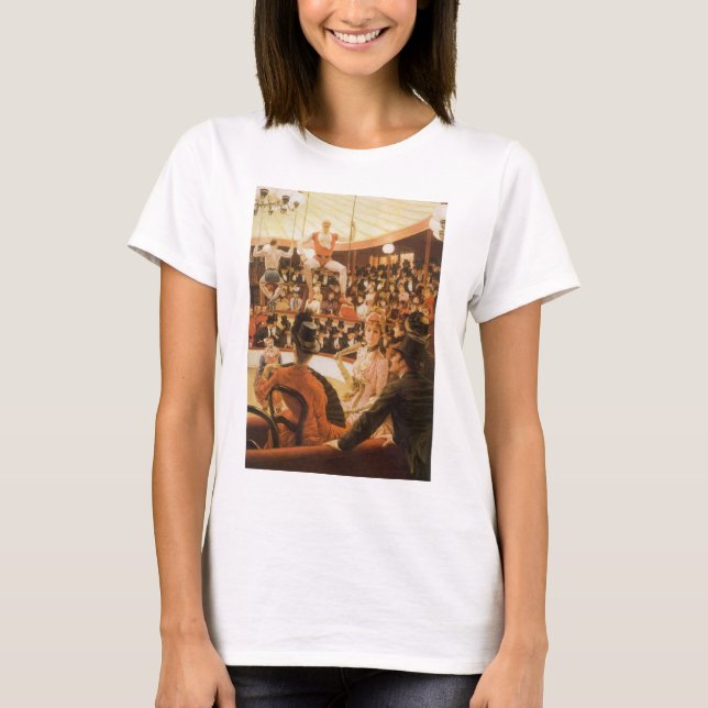 Sporting Ladies (aka Circus Lover) by James Tissot T-Shirt (Front)