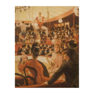 Sporting Ladies (aka Circus Lover) by James Tissot Wood Wall Decor