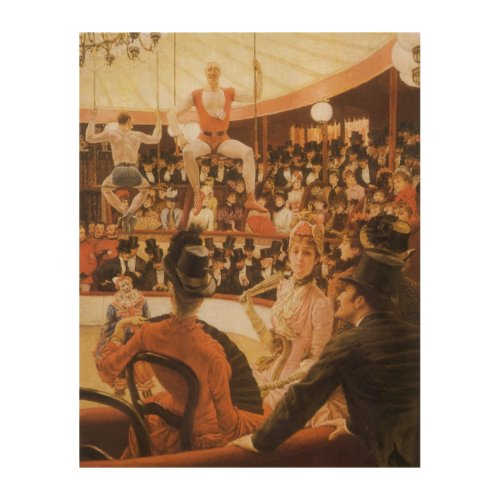 Sporting Ladies aka Circus Lover by James Tissot Wood Wall Decor