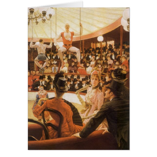 Sporting Ladies (or Circus Lover) by James Tissot Cards (Front)