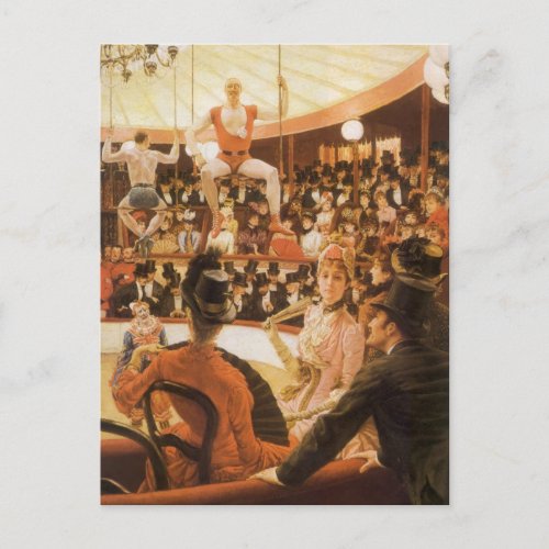 Sporting Ladies or Circus Lover by James Tissot Postcard