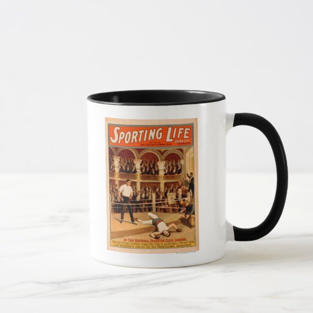 "Sporting Life" Boxing Theatrical Play Poster Mug (Right)