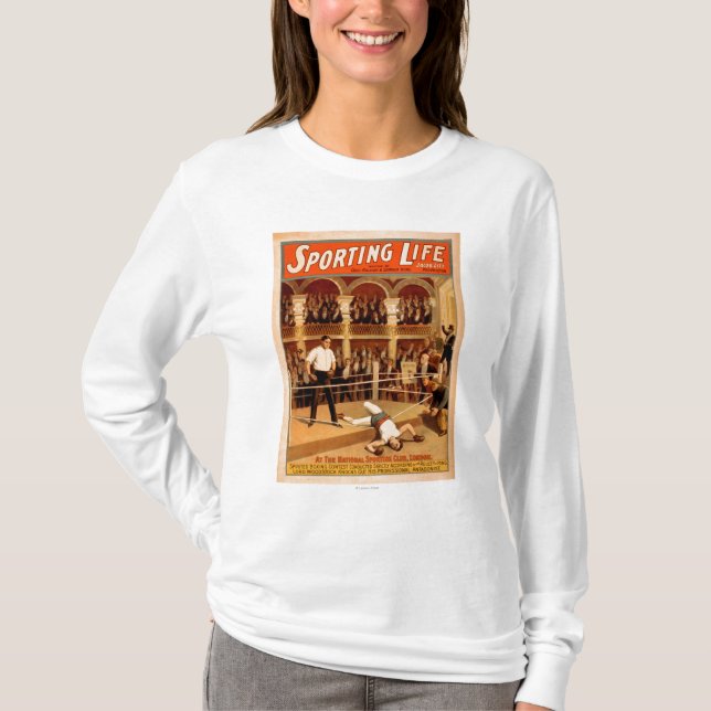 "Sporting Life" Boxing Theatrical Play Poster T-Shirt (Front)