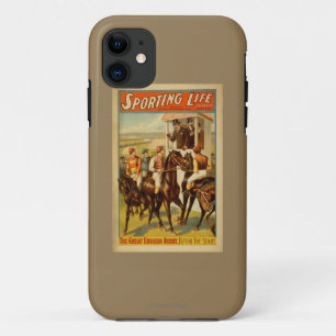 Sporting Life - The Great English Derby Theatre iPhone 11 Case