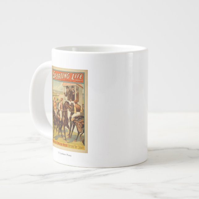 Sporting Life - The Great English Derby Theatre Giant Coffee Mug (Front Left)