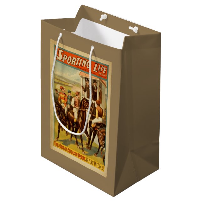 Sporting Life - The Great English Derby Theatre Medium Gift Bag (Front Angled)