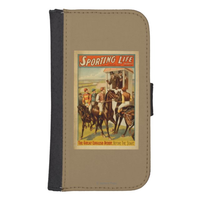 Sporting Life - The Great English Derby Theatre Samsung Galaxy Wallet Case (Front)