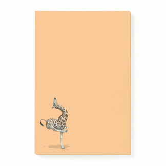 Sportive Childish Giraffe Post-it Notes