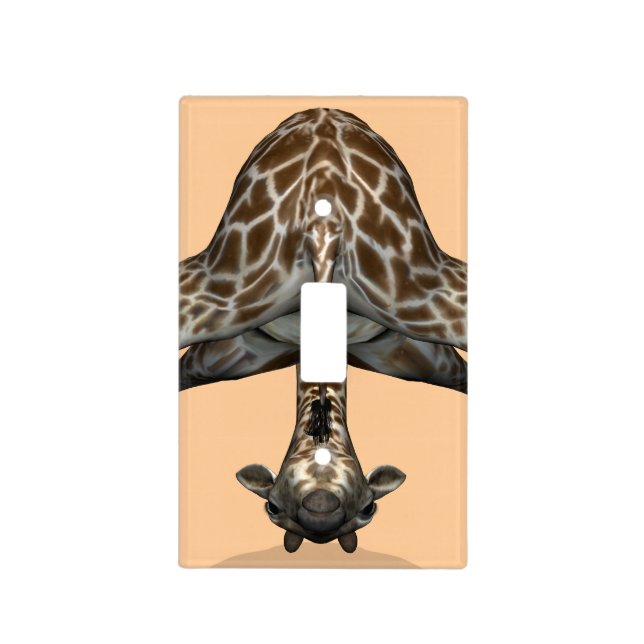 Sportive Giraffe Light Switch Cover (Front)