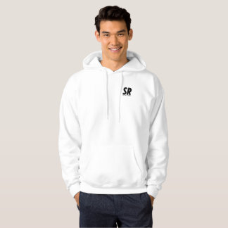 SPORTREEL WHITE JUMPER WITH ORIGINAL LOGO HOODIE