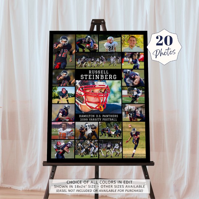 Sports 20 Photo Collage Foam Board (Creator Uploaded)