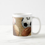 Sports Al-Star, Basketball/Soccer/Football Coffee Mug