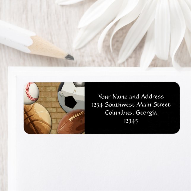 Sports Al-Star, Basketball/Soccer/Football Label (Insitu)