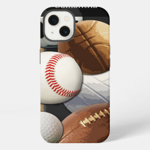 Sports All-Star, Basketball/Soccer/Football iPhone 13 Case