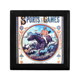 Sports and Games Hunting Vintage Book Cover Gift Box