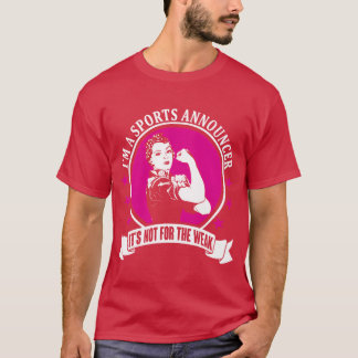 Sports Announcer girl boy T-Shirt