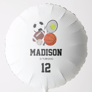 Sports Athletic Balls Birthday Party Balloon