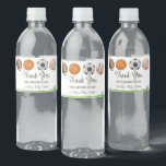 Sports Baby Shower Favor  Water Bottle Label<br><div class="desc">This is a Sports Themed Baby Shower Water Bottle Label!</div>