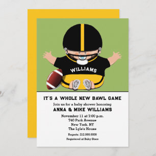 Sports Baby Shower Invitation