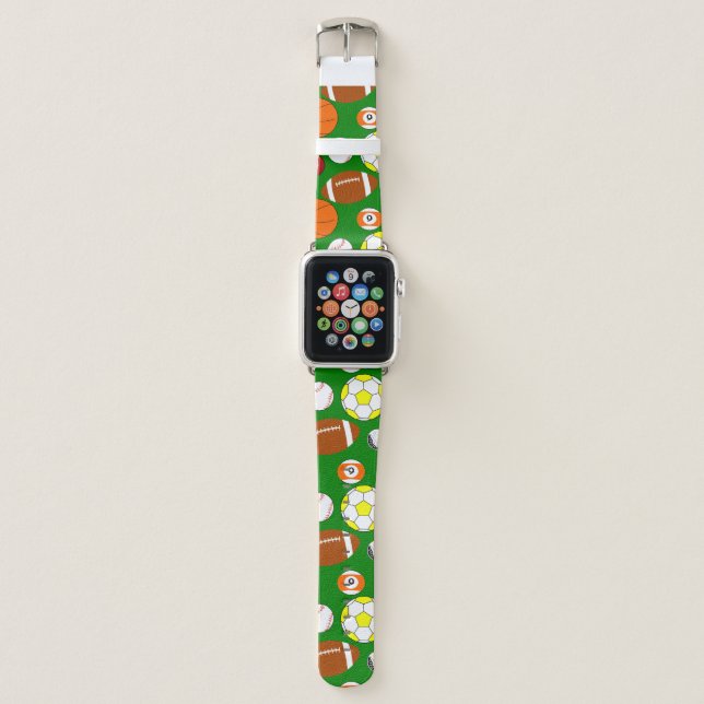 Sports Balls  Apple Watch Band (Front)
